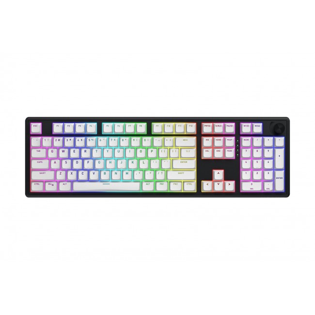 HATOR Skyfall Wireless 100 keyboard Gaming USB + RF Wireless + Bluetooth QWERTY US English Black, White