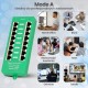 Extralink Gigabit PoE Injector 8 Port Active, 8 ports Gigabit 802.3at/af, Mode A