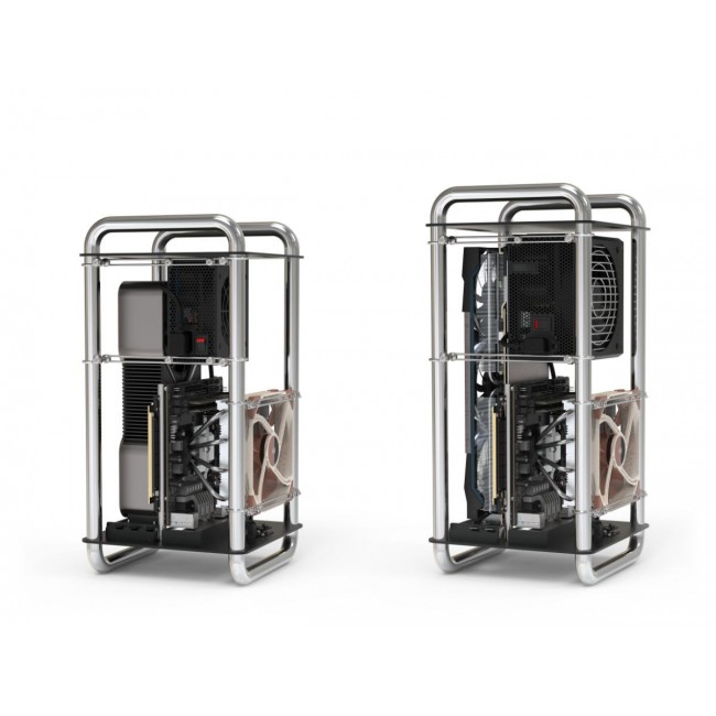 Streacom DA6 Vertical Open Frame ITX Case