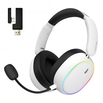 HATOR Phoenix 2 Wireless Headset Wired & Wireless Head-band Gaming USB Type-C / USB Type-A Bluetooth White