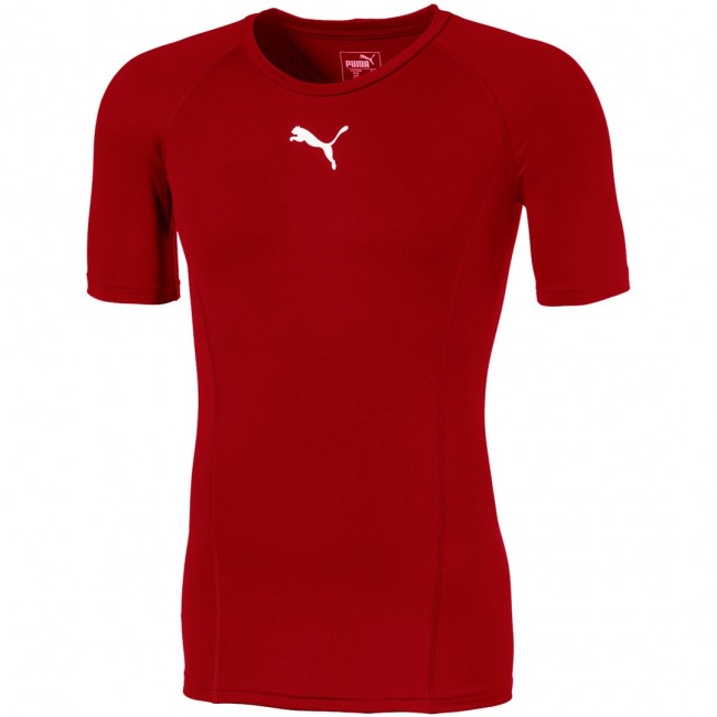 Puma LIGA Baselayer SS Men's T-Shirt Red 655918 01 L
