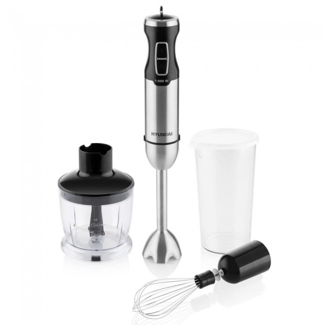 Hyundai HB1000 Immersion blender 1000 W Black, Stainless steel
