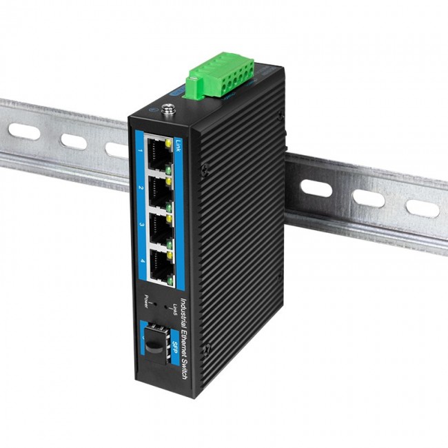LogiLink NS204 network switch Unmanaged Gigabit Ethernet (10/100/1000) Black
