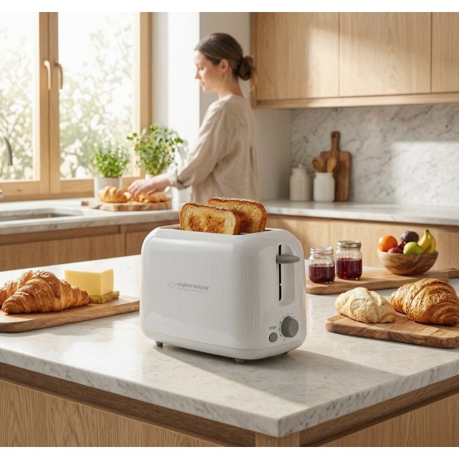Esperanza EKT002 Caprese 2 slice(s) 600 W White