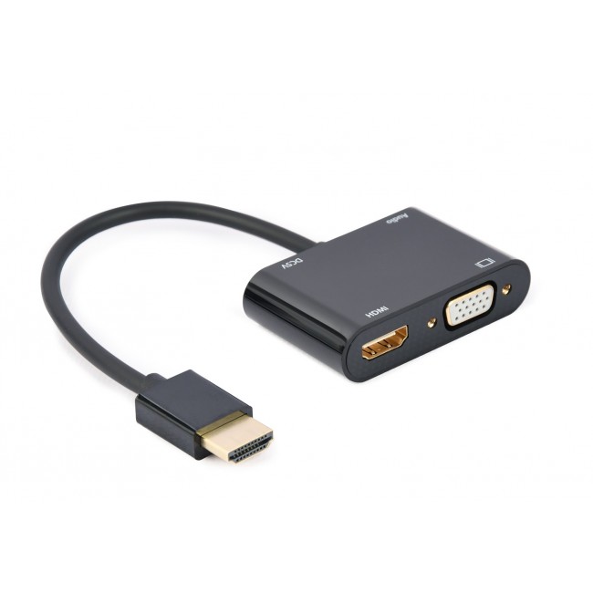 Gembird A-HDMIM-HDMIFVGAF-01 interface cards/adapter HDMI, VGA Gembird A-HDMIM-HDMIFVGAF-01 interface cards/adapter HDMI, VGA