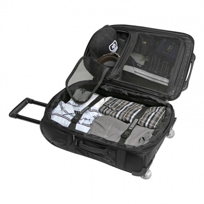 OGIO TRAVEL BAG LAYOVER BLACK PINDOT P/N: 108227_317 OGIO TRAVEL BAG LAYOVER BLACK PINDOT P/N: 108227_317