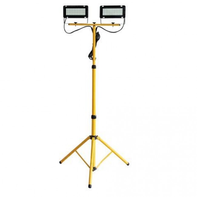 VOLTENO LED SPOTLIGHT TRIPOD 2x40W YELLOW VOLTENO LED SPOTLIGHT TRIPOD 2x40W YELLOW