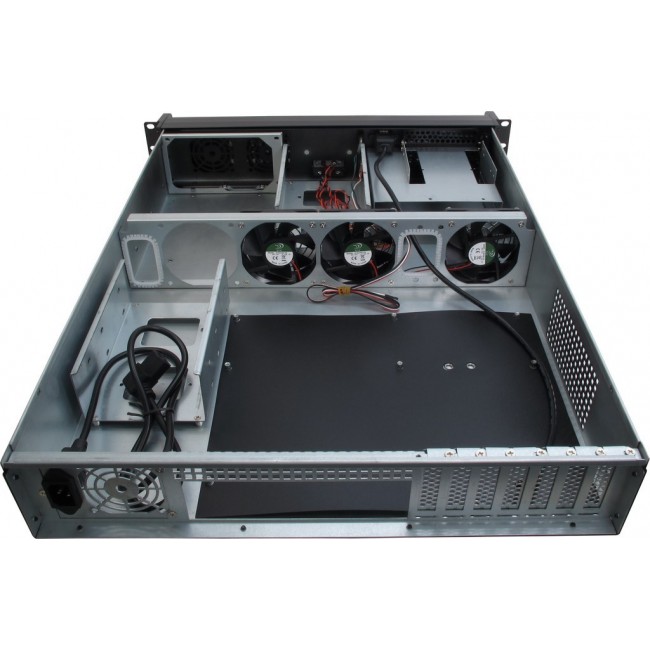 Inter-Tech IPC 2U-2098-SL Rack Black