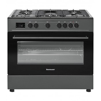 Ravanson KWGE-K90 Cheff Modern Black gas and electric cooker (black)