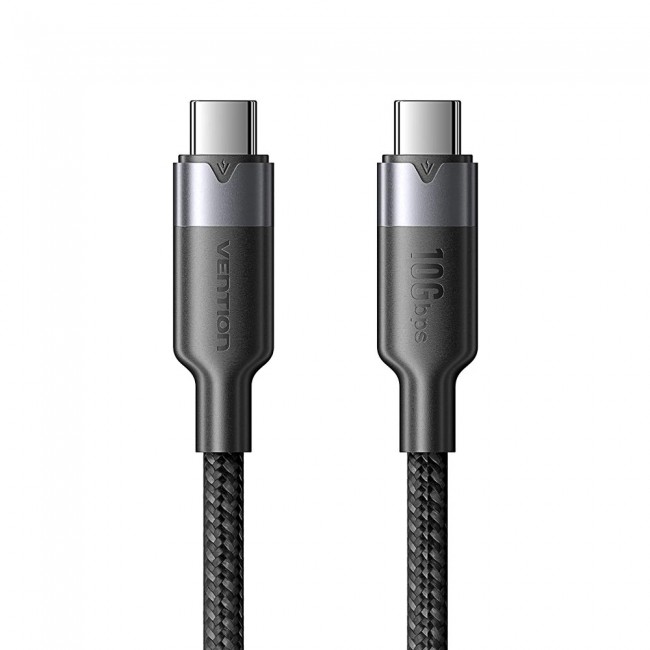 Vention USB 3.2 5A 10Gbps 1m BK USB-C to C cable