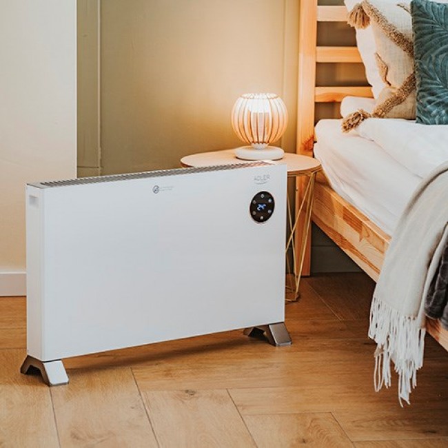 Convection heater Adler AD 7752 LCD with remote control White Convection heater Adler AD 7752 LCD with remote control White