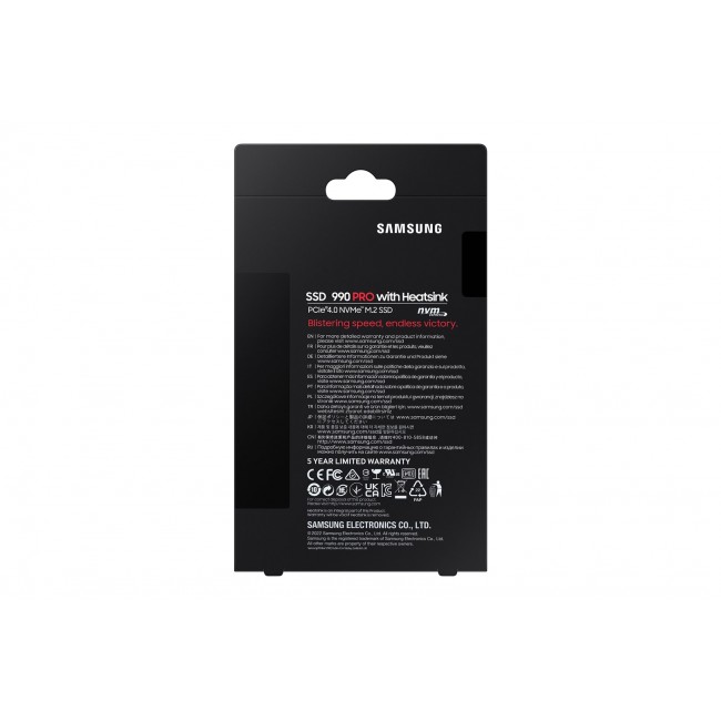 4 TB SSD Samsung 990 Pro M.2 NVMe Heat
