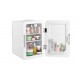 ELLE 6L white mini fridge with LED make-up mirror