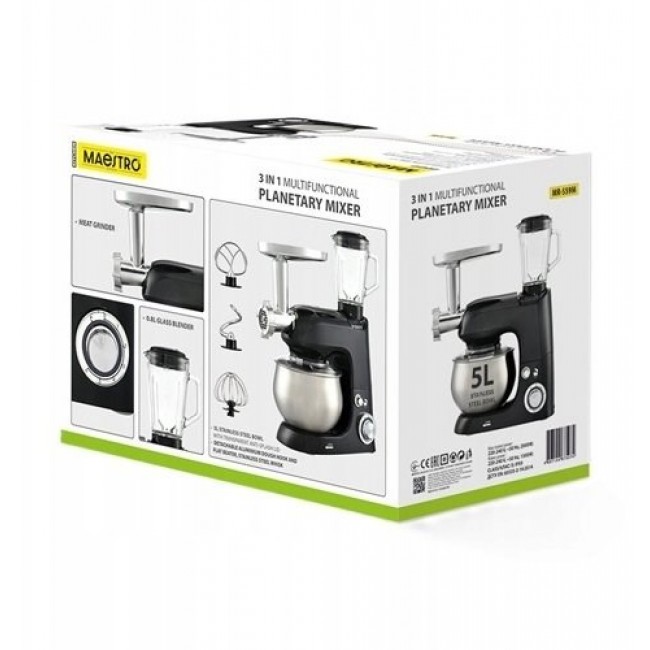 Planetary mixer 3-in-1 2000 W MR-559-M MAESTRO