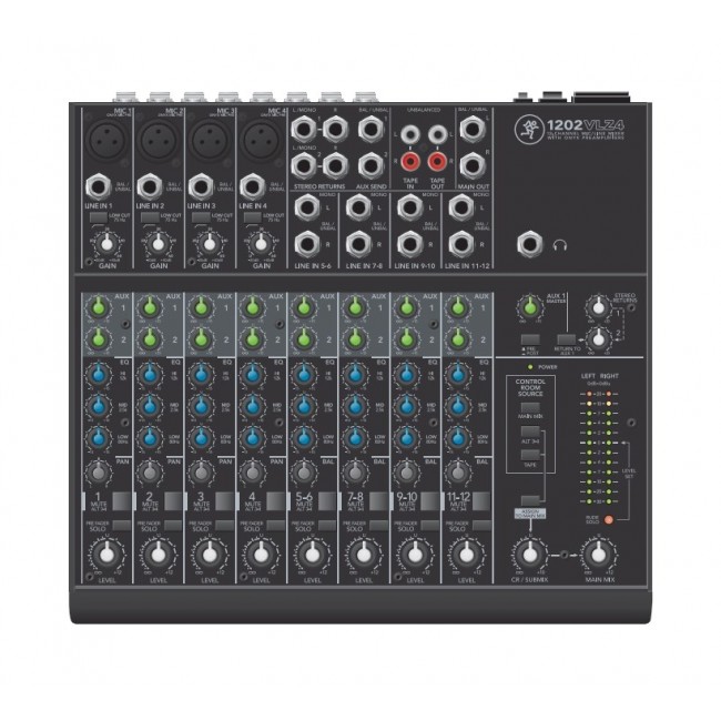 Mackie 1202VLZ4 audio mixer 12 channels 20 - 20000 Hz