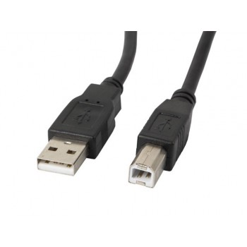 Lanberg CA-USBA-11CC-0050-BK USB cable USB 2.0 5 m USB B Black