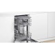 Series 4 Fully integrated built-in dishwasher 45 cm E