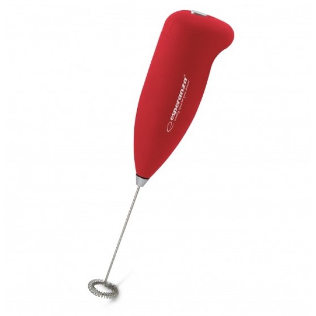 Esperanza EKF001R milk frother/warmer Handheld electric Red