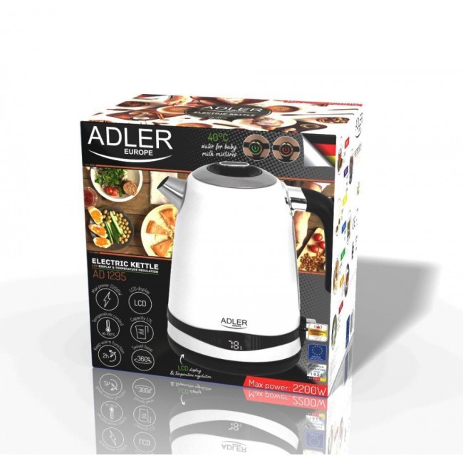 Adler AD 1295w Electric kettle 1.7 l White Adler AD 1295w Electric kettle 1.7 l White