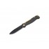 B ker Plus Atlas Black Stonewash Brass Knife