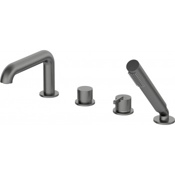 4-hole bathtub mixer with shower set