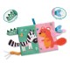 SES Creative Tiny Talents Sensory animal tails cloth book