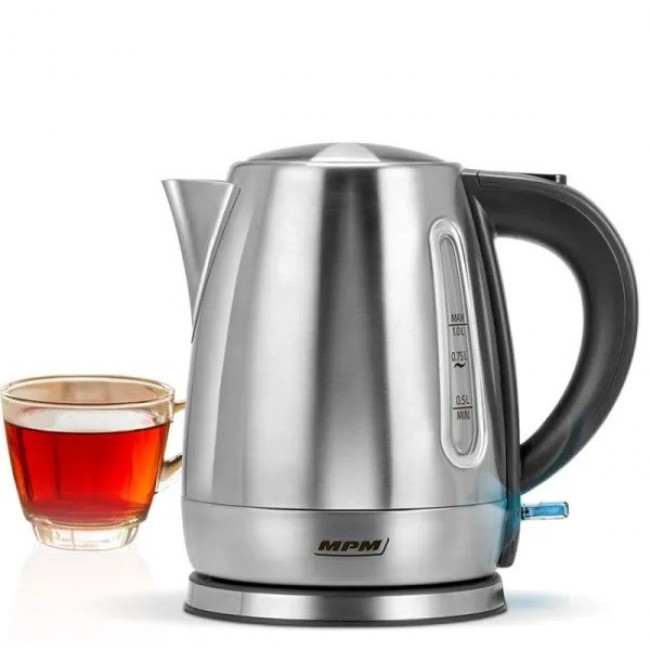 MPM MCZ-118 electric kettle 1 L 1630 W Steel MPM MCZ-118 electric kettle 1 L 1630 W Steel