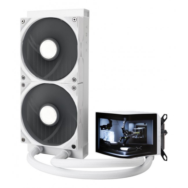 TRYX PANORAMA 240 Processor Liquid cooling kit 12 cm White 1 pc(s) TRYX PANORAMA 240 Processor Liquid cooling kit 12 cm White 1 pc(s)