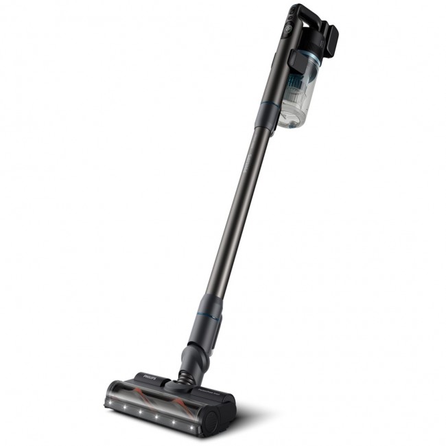 Philips 8000 series XC8057/01 stick vacuum/electric broom Battery Dry&wet Cyclonic Bagless 0.6 L Aqua colour, Black