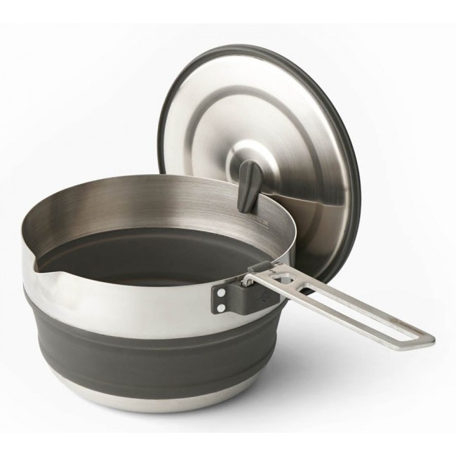 Sea To Summit Detour Pot 1.8 L Grey, Stainless steel