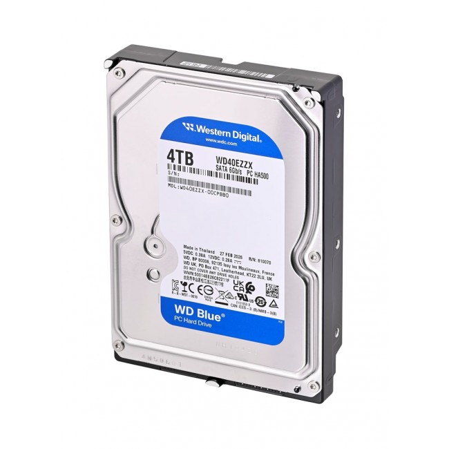 Western Digital WD Blue 3.5-Inch PC HDD internal hard drive 4 TB 5400 RPM 128 MB 3.5