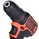 Black & Decker BDCDC18 drill 650 RPM Black, Orange