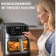 Extralink AIR FRYER FRYTKOWNICA BEZTLUSZCZOWA 8L 1800W 200 STOPNI