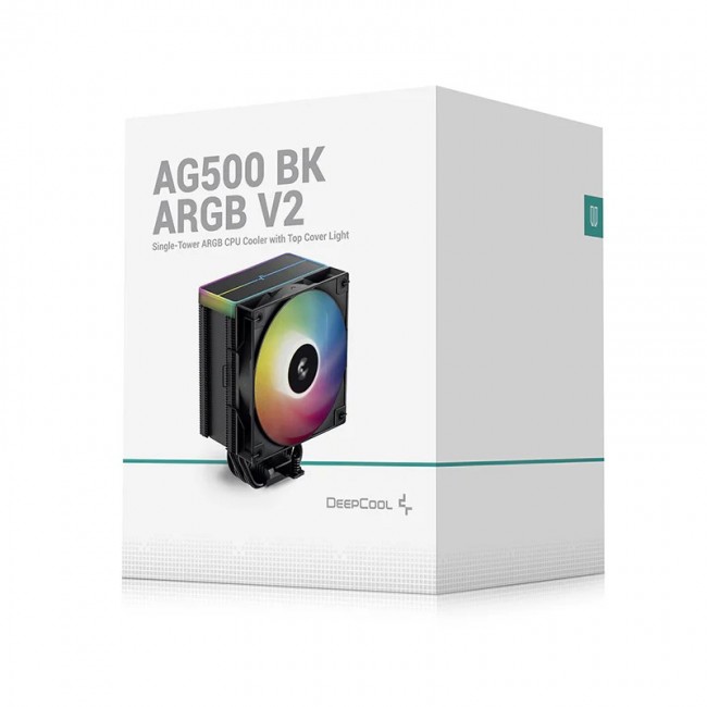 DeepCool AG500 BK ARGB V2 Processor Air cooler 11.9 cm Black DeepCool AG500 BK ARGB V2 Processor Air cooler 11.9 cm Black