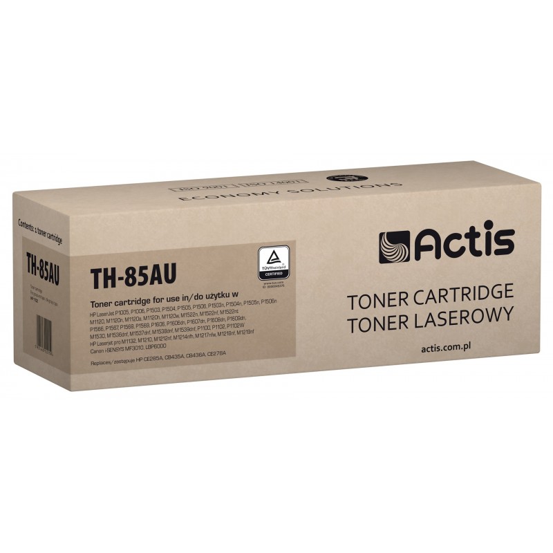 Actis TH-85AU Toner Universal (replacement for HP 85A CE285A, 78A CE278A, 35A CB435A, 36A CB436A, Standard 2100 pages black) Actis TH-85AU Toner Universal (replacement for HP 85A CE285A, 78A CE278A, 35A CB435A, 36A CB436A, Standard 2100 pages black)