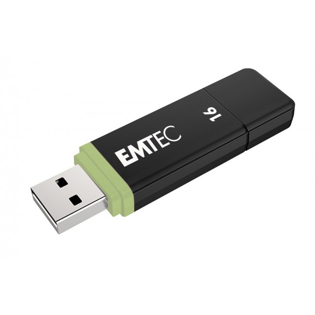 Emtec K100 USB flash drive 16 GB USB Type-A 2.0 Black, Multicolour Emtec K100 USB flash drive 16 GB USB Type-A 2.0 Black, Multicolour