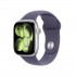 Apple Watch Series 11 GPS + Cellular 42mm Silver Aluminium Case with Purple Fog Sport Band - M/L