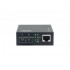 LevelOne Smart Gigabit RJ45-SC Media Converter, Single-Mode Fiber, 1310nm, 20km, Compatible with 19-inch rack-mountable chassis