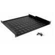 Equip Fixed Shelf 19', 1U, 600MM, Black