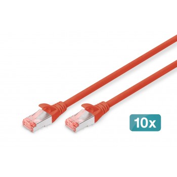 Digitus CAT 6 S/FTP Patch Cables, 10-Pack