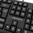 Esperanza EK129 keyboard USB QWERTY UK English Black