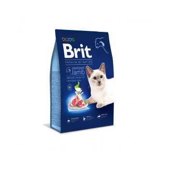 BRIT Premium by nature Sterilized Lamb - dry cat food - 8 kg