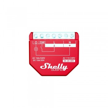 Shelly Qubino Wawe 1PM Smart switch Red