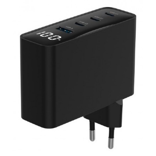 Gembird TA-UC-PDQC100LCD-01-BK mobile device charger Laptop, Smartphone Black AC Fast charging Indoor Gembird TA-UC-PDQC100LCD-01-BK mobile device charger Laptop, Smartphone Black AC Fast charging Indoor