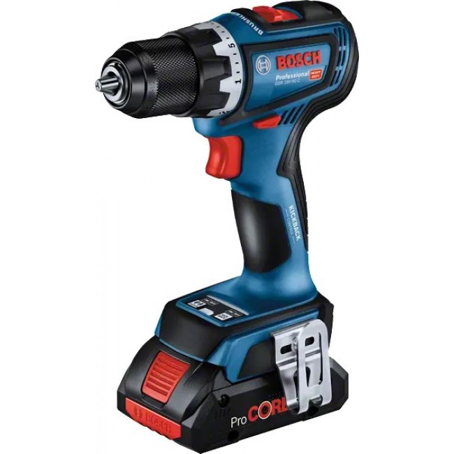 Bosch GSR 18V-90 C 2100 RPM 1.1 kg Black, Blue, Red Bosch GSR 18V-90 C 2100 RPM 1.1 kg Black, Blue, Red