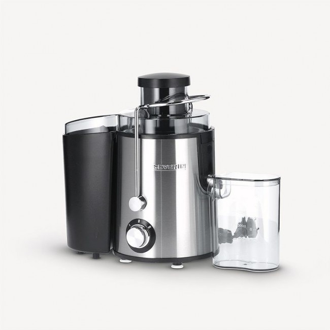 Severin ES 3566 juice maker Centrifugal juicer 400 W Black, Stainless steel