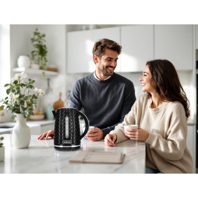 NELO kettle, capacity 1.7 l, power 2000 W, black