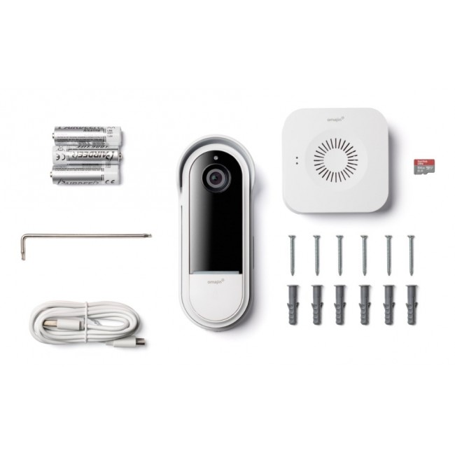 omajin by Netatmo OVD-01-EU doorbell chime Black, White