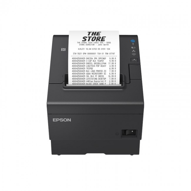 Epson TM-T88VII (112): USB, Eth, Serial, PS, Buzz, Black