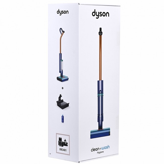 Dyson Clean + Wash Hygiene Electric mop Battery Dry&wet Bagless Blue, Copper
